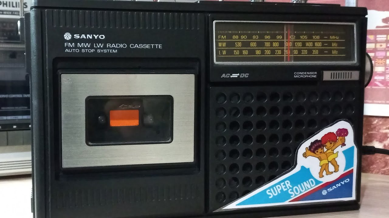 Sanyo M 2420 Radio Cassette Mw Performance YouTube