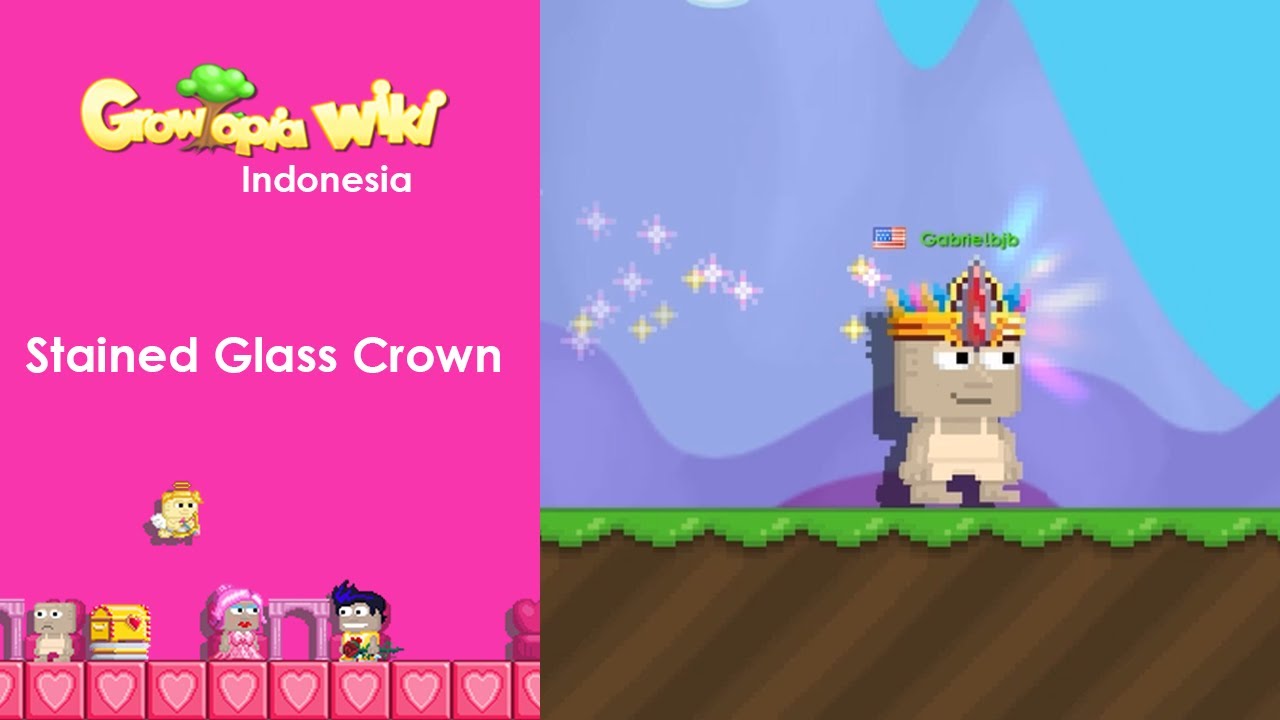 Growtopia Wiki Indonesia Stained Glass Crown YouTube