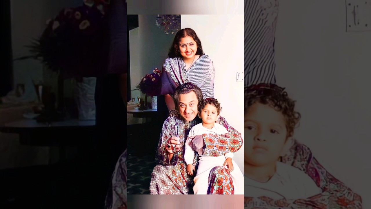 Kishore Kumar rare photos with wife Leena 