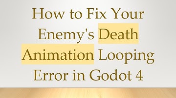 How to Fix Your Enemy