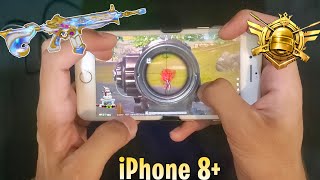 iPhone 8plus Handcam | 5Finger Claw settings SOLOvsSQUAD | iPhone 8plus pubg test in 2024