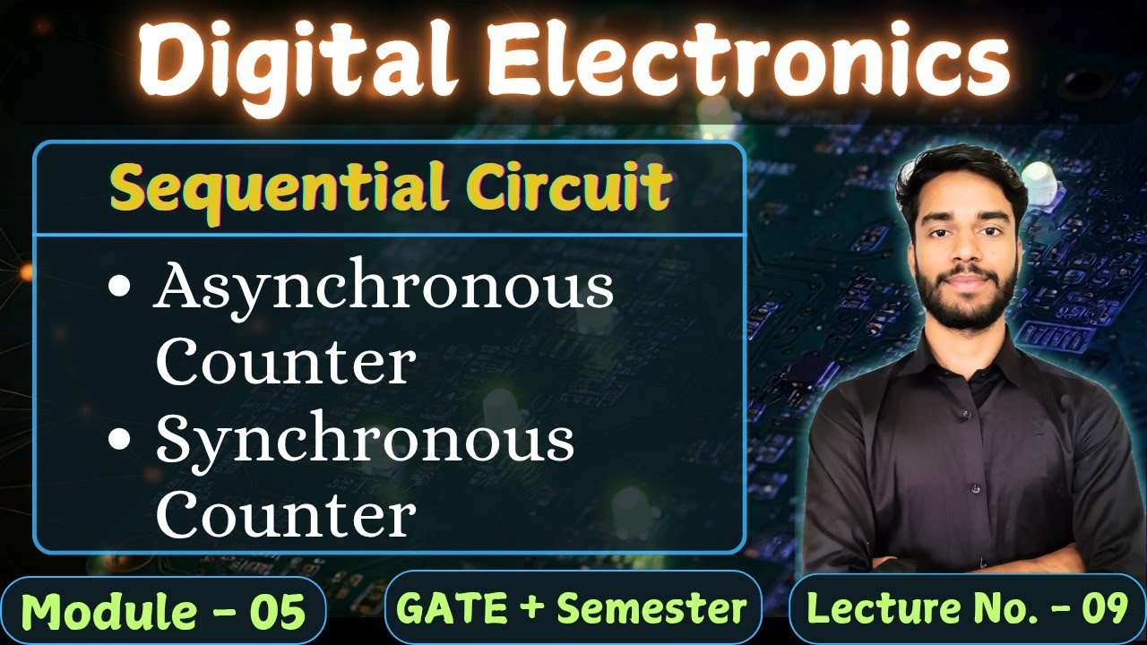 L-5.9 Asynchronous & Synchronous Counter | Sequential Circuit | Digital ...