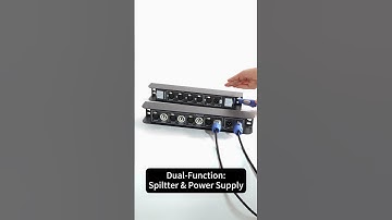 1 In 4 Out,Dual-Function: Splitter & Power Supply