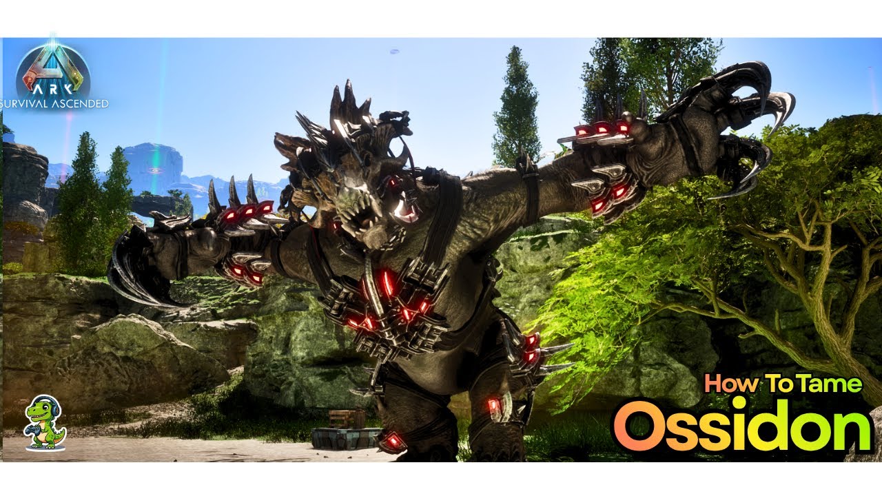 How to Tame the Ossidon in Ark Survival Ascended - YouTube