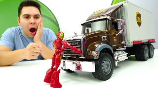 ¡Iron Man rescata los coches! Taller de reparaciones. Vídeo de juguetes para niños screenshot 5