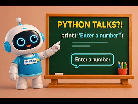 Make Python Talk! 🤖 (Super Easy for Beginners)