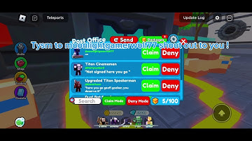 Day 1 of checking my mail until I get a hyper uts ! (Toilet Tower Defense)