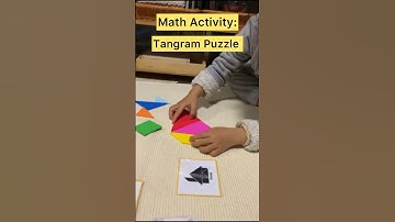 Math Activity for Kids: Tangram Puzzle #shorts #tangram #maths