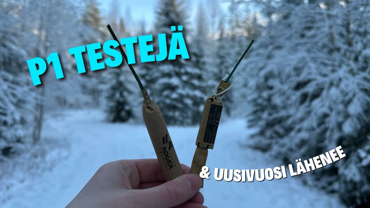 P1 Testejä lumisissa tunnelmissa 💥