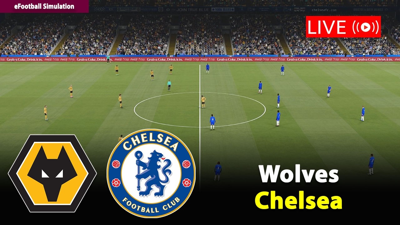 🔴Live- Wolves vs Chelsea | England Premier League 25/26 Match | PES21 Game Simulation