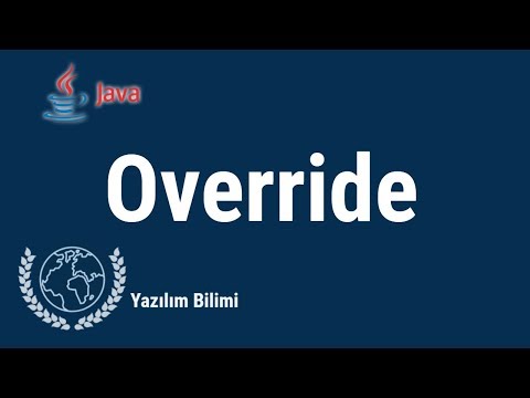 Video: Java'da neden @override kullanıyoruz?