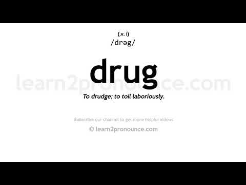 Uitspraak van drug | Definitie van Drug
