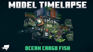Ocean Cargo Fish | Blockbench Timelapse