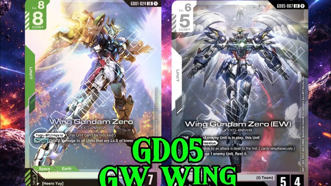 GD05 GW Wing Deck List 5.0 - YouTube