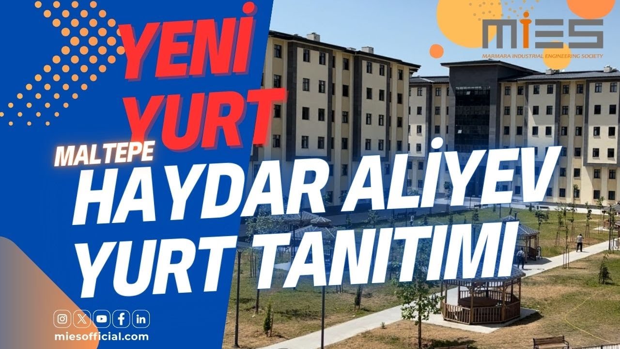 KYK Haydar Aliyev Erkek Öğrenci Yurt Tanıtımı İstanbul-Maltepe