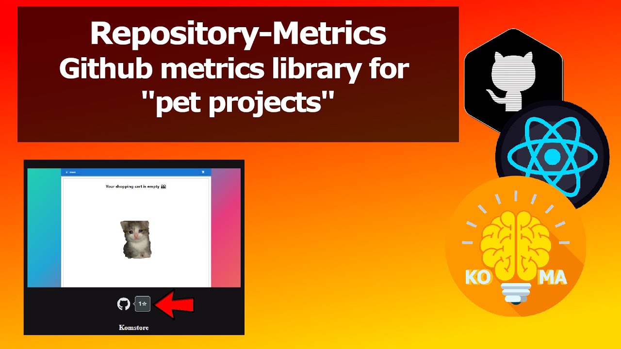 Repository-Metrics - Github metrics library for pet projects (React ...