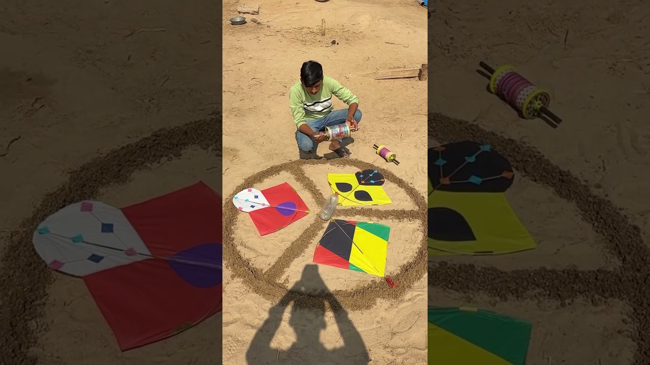 Special legendary star kites gf ko gift patango se gf ki x tuta hua manja easy jita kites 