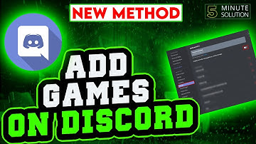 How to add games on discord 2024