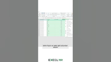 Power Query ile Tablonuzdan Farklı Görünümler Oluşturun | EXCEL 751