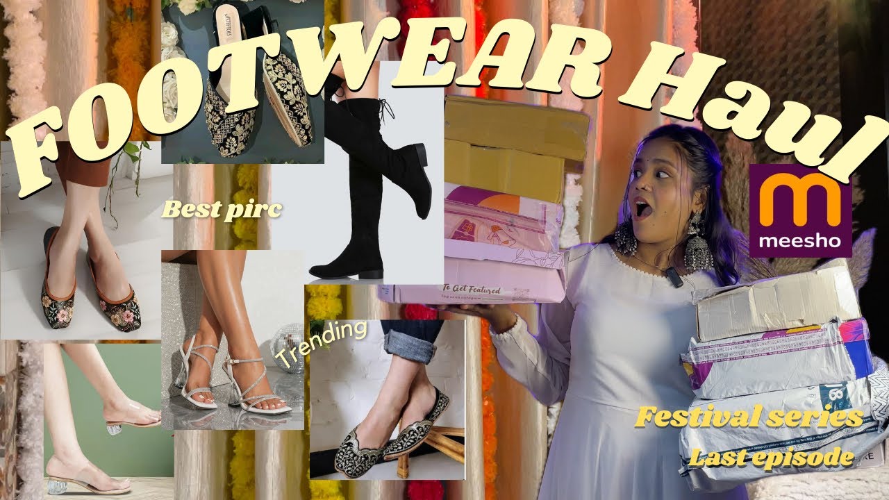 *Huge* meesho trending footwear haul || high heels 👠, juti, boots 👢 ,