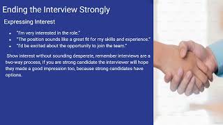 Module 7 – Lesson 2 | Ending the Interview Strongly | Interview Skills for Career Success