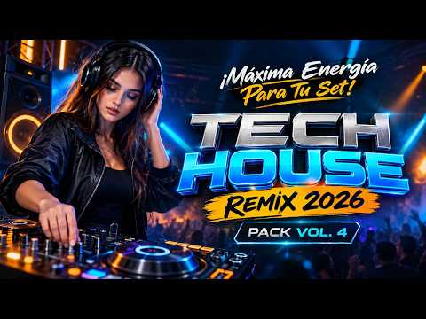 🎧 TECH HOUSE REMIX 2026 | PACK VOL. 4 | ¡Máxima Energía Para Tu Set! 🔥 GRATIS