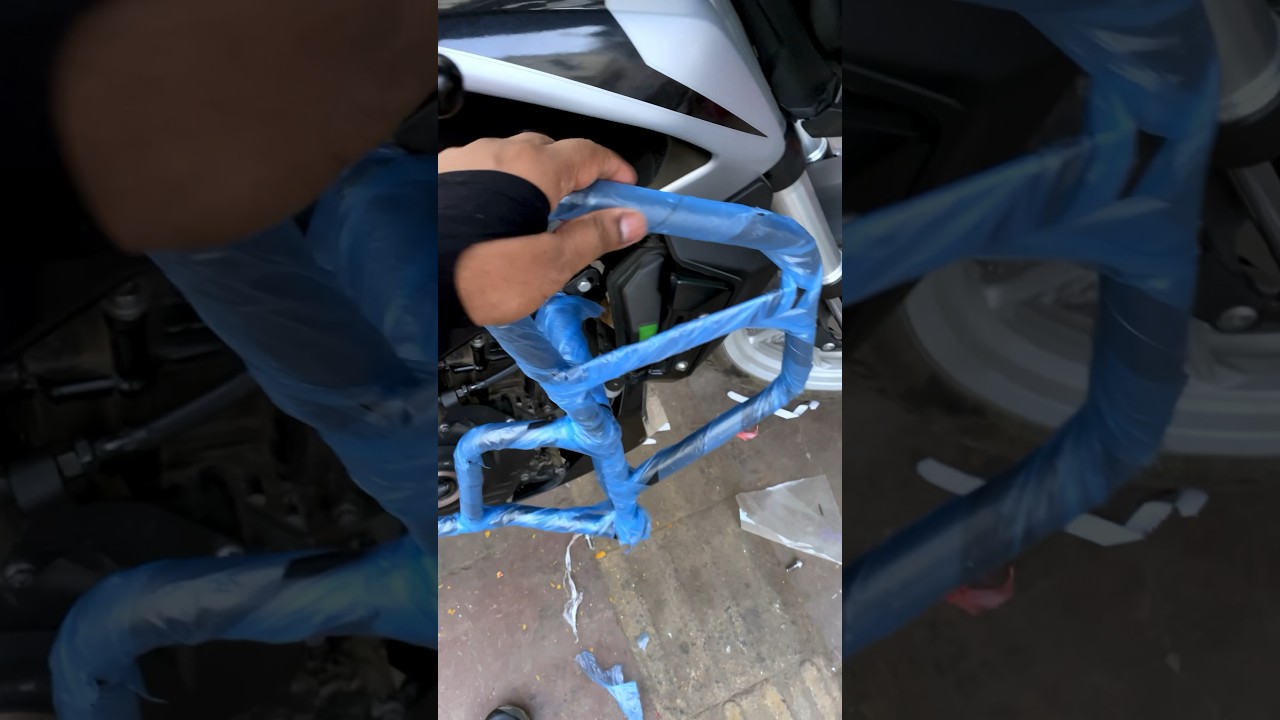 Installing Crash Guard on Dominar 250 🤟🏻 