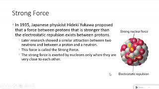 Review Notes  Nuclear Stability