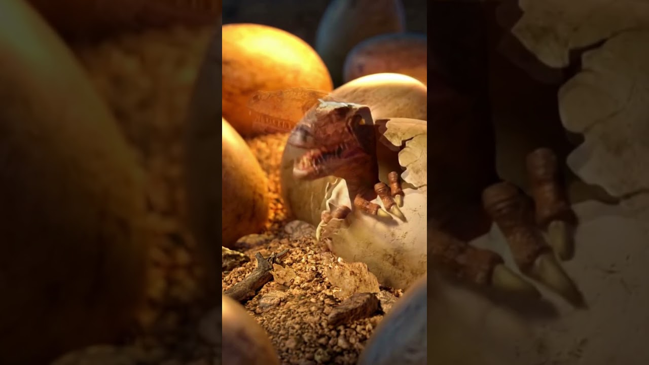 The Birth of a Dinosaur 🐣🦖 | Epic Dino Hatch Animation