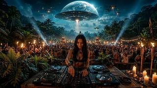 Dark Alien Tech House 2026 | Hypnotic Galactic Pulse | Deep Bass Movement in Tulum Jungle