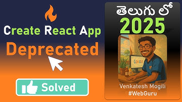🔥 Create React App Is DEAD in 2025! Use THIS Instead (Vite Crash Course) #VenkateshMogili #WebGuru