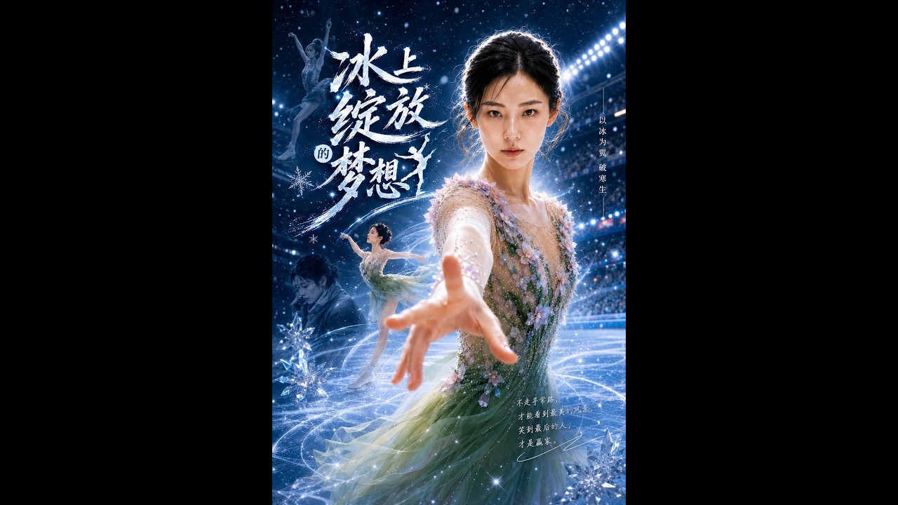 【一口气看完】《冰上绽放的梦想》#短剧 #AI短剧 #逆袭 #drama #爽剧 #鲨鱼先生