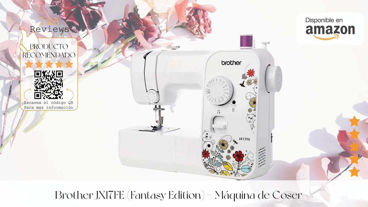 Brother JX17FE (Fantasy Edition) Máquina de Coser, 17 Puntadas de