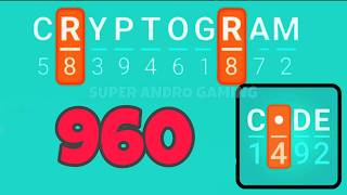 CRYPTOGRAM 960