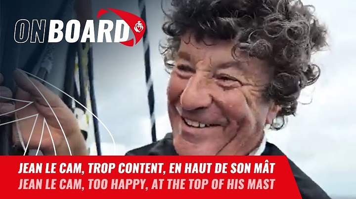 Jean Le Cam, trop content, en haut de son mât | Vendée Globe 2024