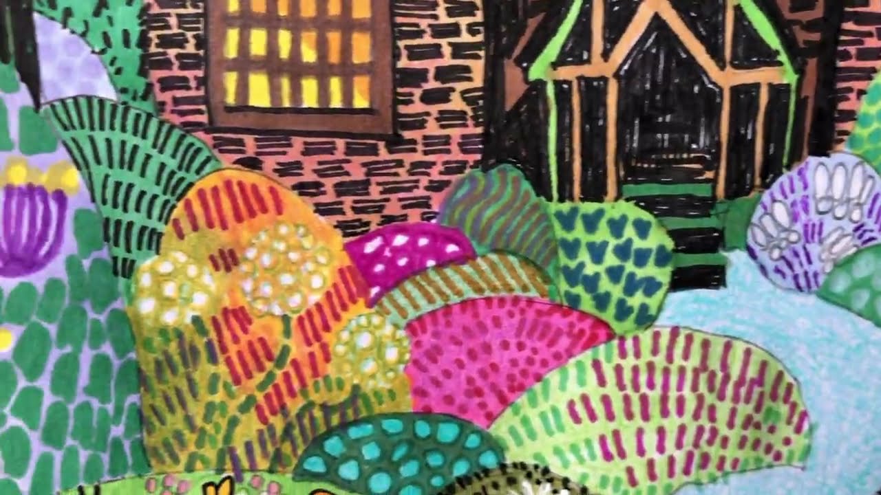 My Drawing of Night Garden