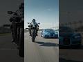 Ninja H2R Wheelie vs Bugatti Chiron Super Sport 👑🚀 #viral #trending #ninjah2r #ninja h2r #Ninja h2r