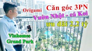 3Pn Tầng Cao View Vườn Nhật, Không Gian Thoáng Mát Tại Origami Vinhomes Grand Park