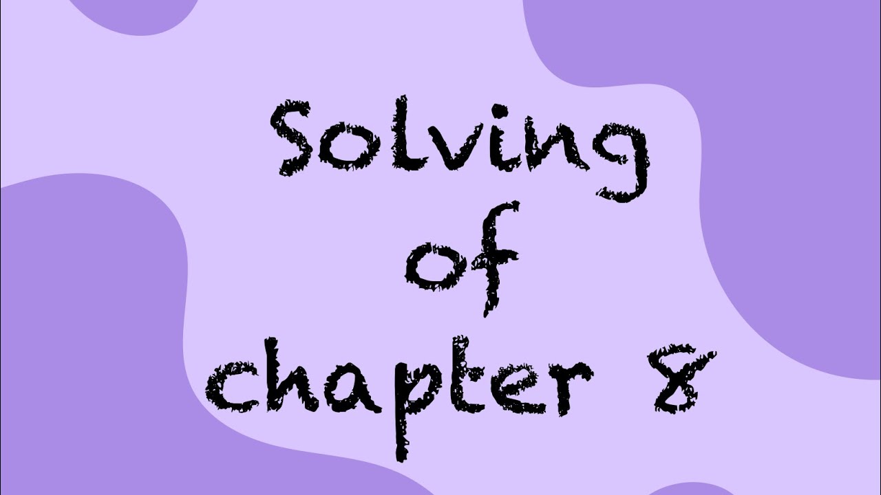 حسابات صيدلانية / توضيح بسيط يخص أسئلة المصدر چابتر 8 💜