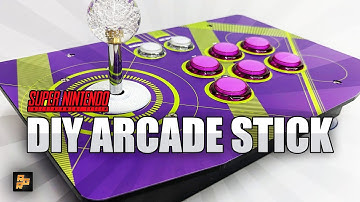 DIY Super Nintendo Arcade Stick Tutorial (SNES or Super Famicom) Pad Hack