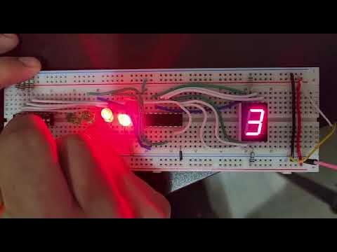 “Circuito convertidor de binario a decimal” - YouTube