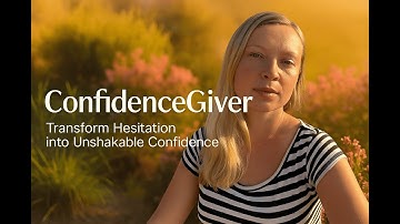 Transform Doubt Into Confidence with ConfidenceGiver!
