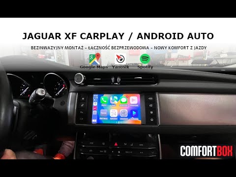 Apple CarPlay / Android Auto Jaguar XF - YouTube