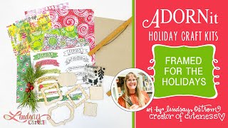Framed for the Holidays kit by Lindsay Ostrom