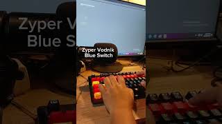 MonkeyType Typing Test with my 10 Keyboards #keyboard #typingtest #monkeytype #keyboardasmr