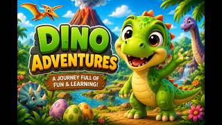 Dino’s Magical Adventure 🐉 | A Brave Baby Dinosaur Finds a Secret Treasure! |