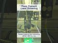 Laser Soldering : Piezo Element #electronics #sonar_sensor #buzzer #automotive #automation