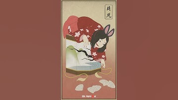 Kaichigo 貝児 | Drawing Japanese Yokai  #yokaitdays #ukiyoe #art