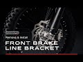 Remove and Install Front Brake Line Bracket - Stark VARG