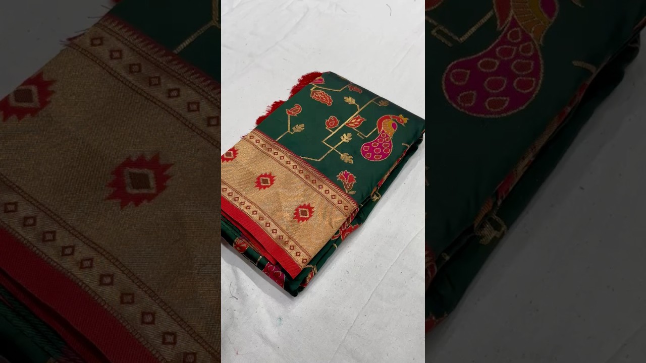 Peacock Jaal Soft Silk Paithani